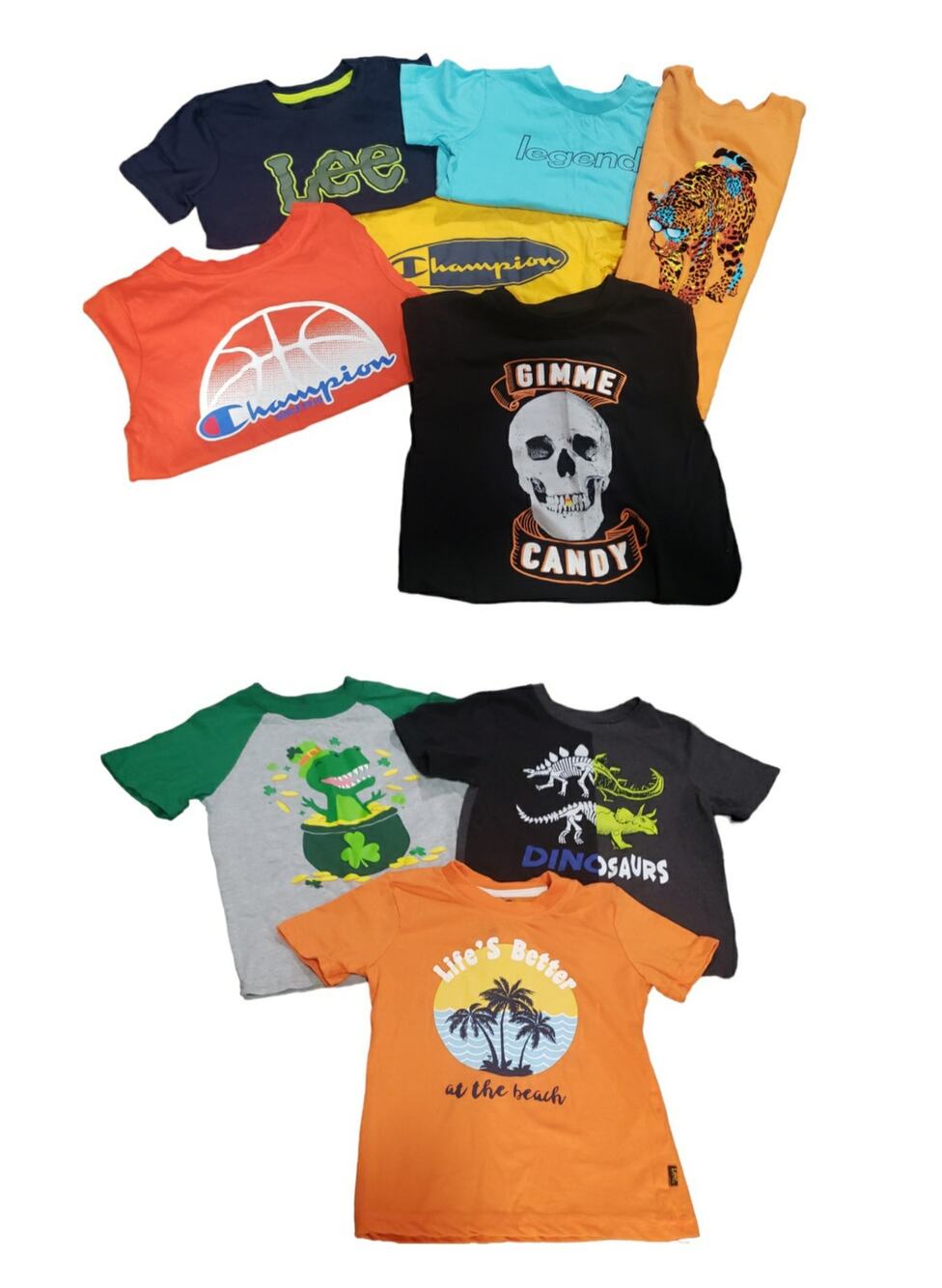 Lee / Champion / Brooklyn & Mix Brands Short Sleeved & Tank Top Shirts | Size 4T